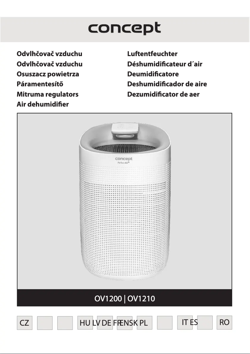 Image de la première page du manuel de l'appareil Perfect Air OV1210