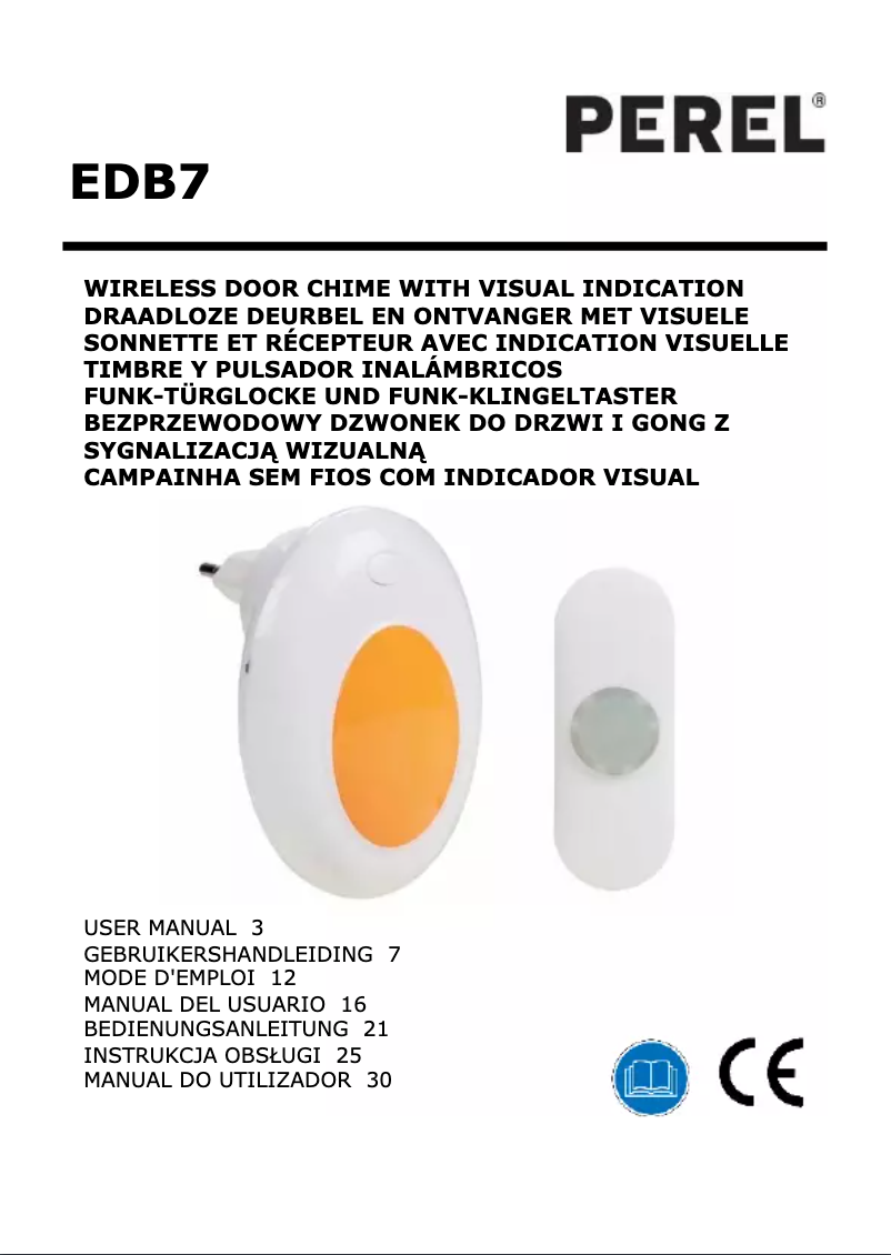 Página 1 del manual Manual de usuario Perel EDB7