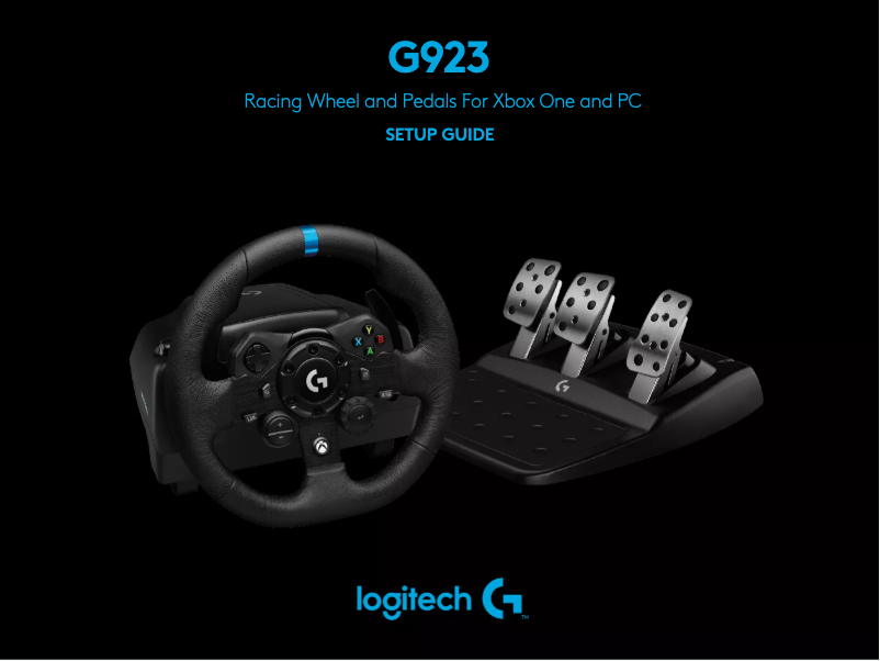 Page n°1 - Manuel utilisateur Logitech G923
