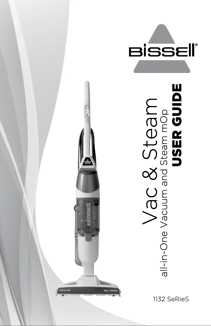 Page 1 de la notice Manuel utilisateur Bissell Vac & Steam 1977F