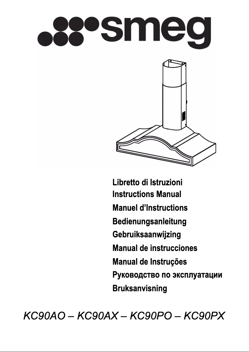 Página 1 del manual Manual de usuario Smeg KC90PX