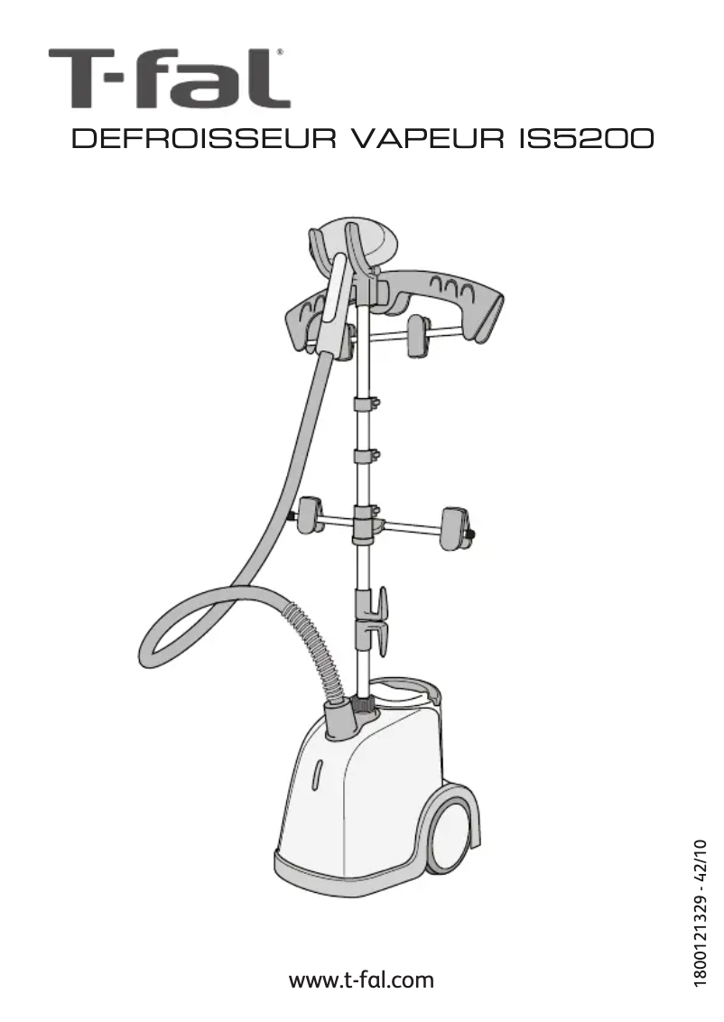 Image de la première page du manuel de l'appareil Steam Control IS5200