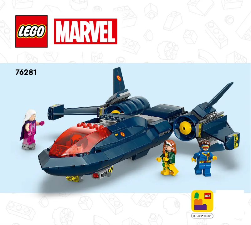 Page 1 de la notice Consignes visuelles Lego Marvel 76281