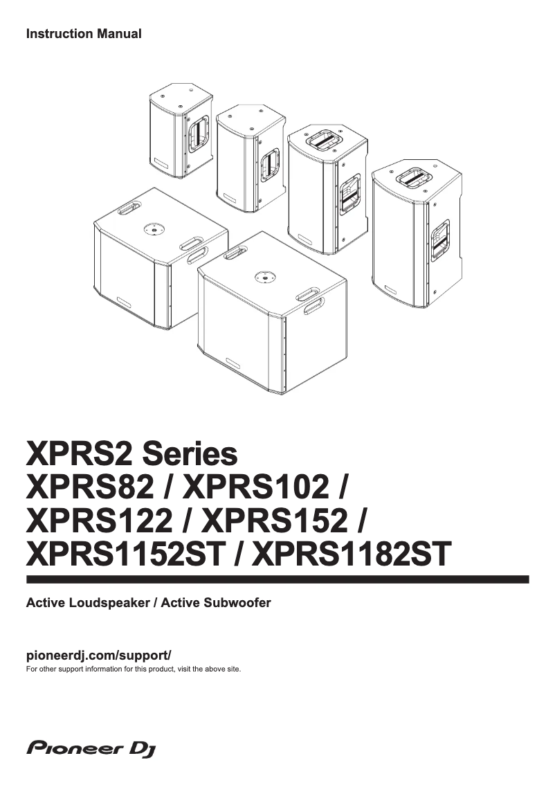 Image de la première page du manuel de l'appareil XPRS82
