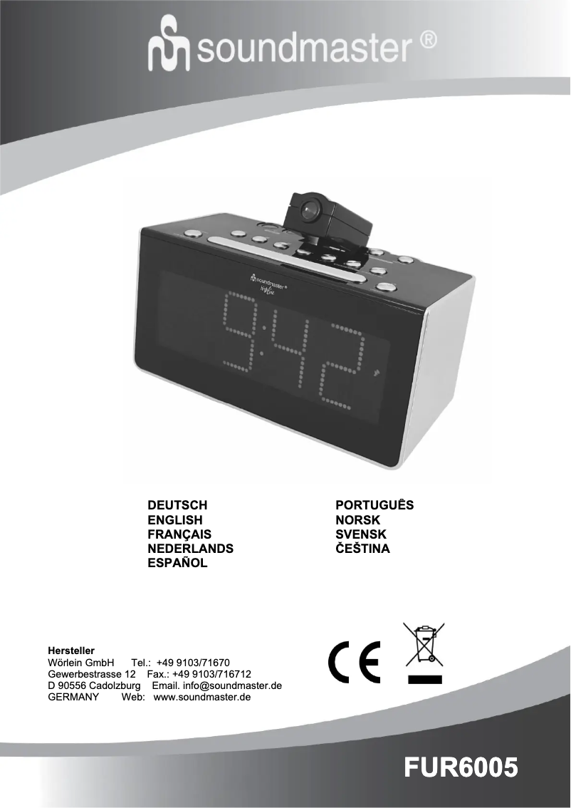 Image de la première page du manuel de l'appareil FUR6005