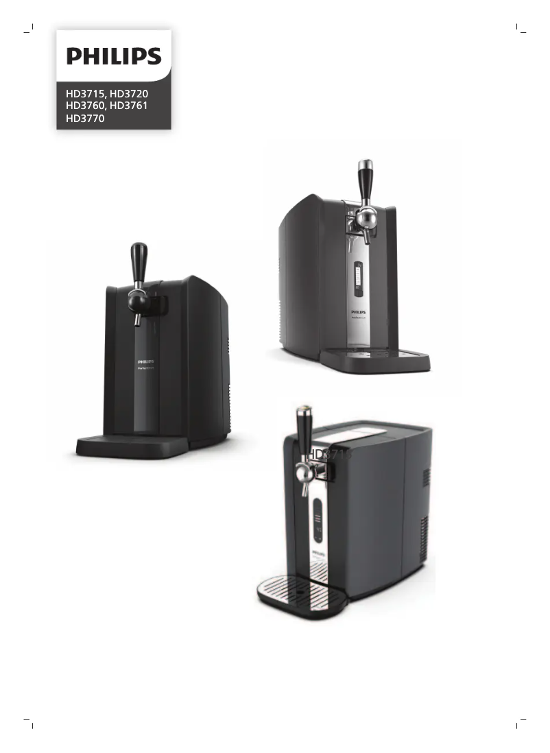 Page n°1 - Manuel utilisateur Philips PerfectDraft HD3760
