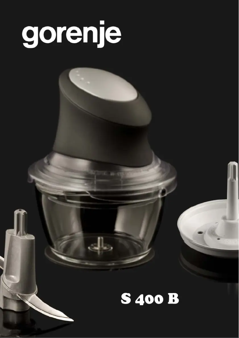 Page 1 de la notice Manuel utilisateur Gorenje S400B