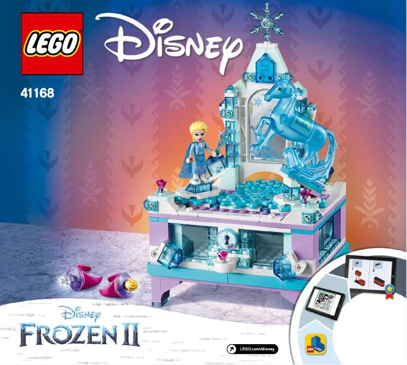 Page n°1 - Consignes visuelles Lego Disney 41168