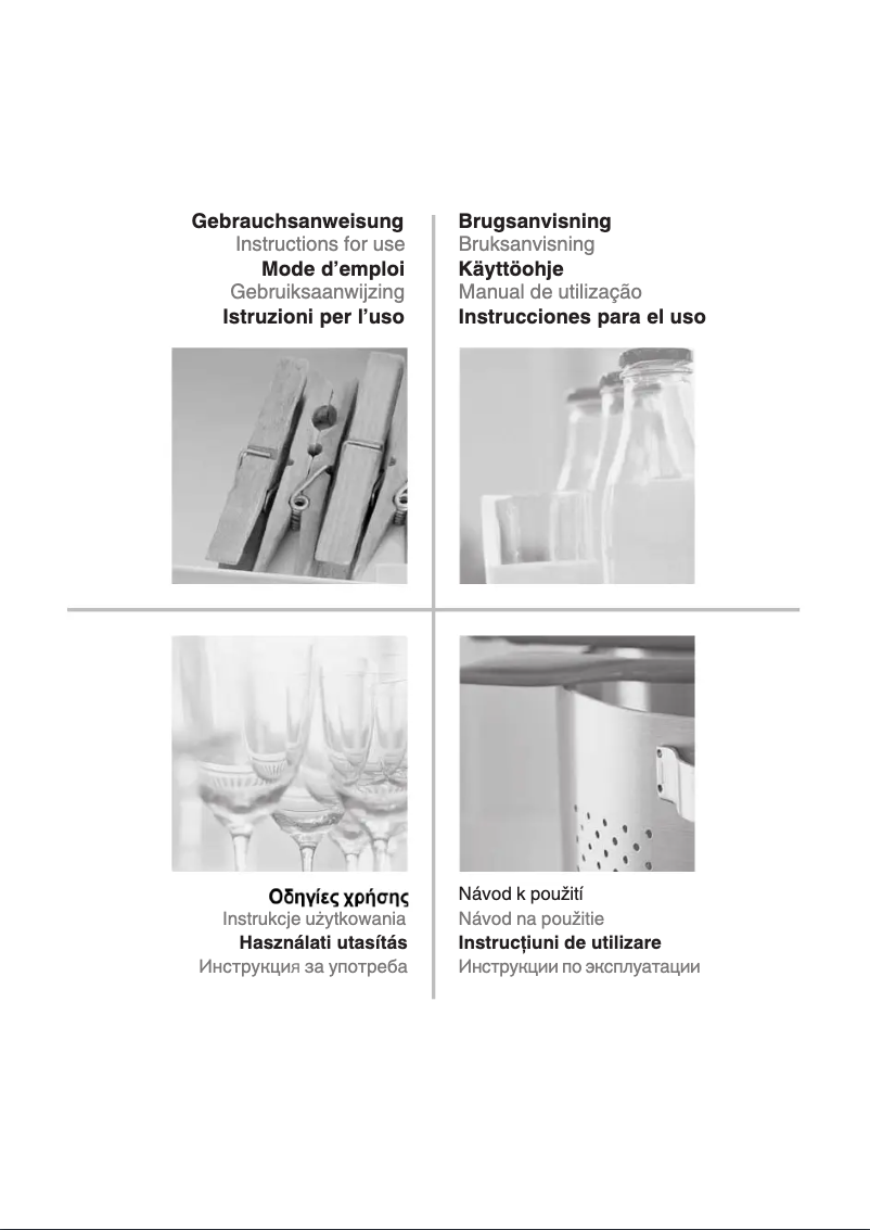 Page n°1 - Manuel utilisateur Bauknecht KGIE 3109/A