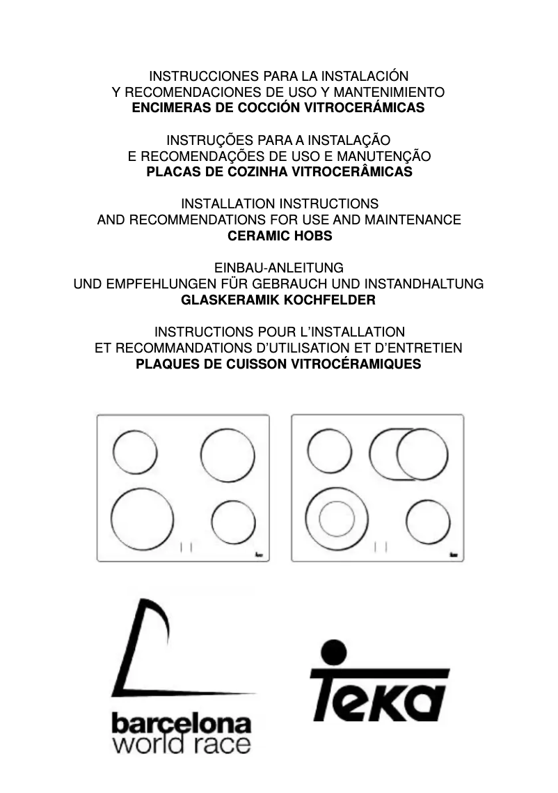Page 1 de la notice Manuel utilisateur Teka VTC T 2DC E