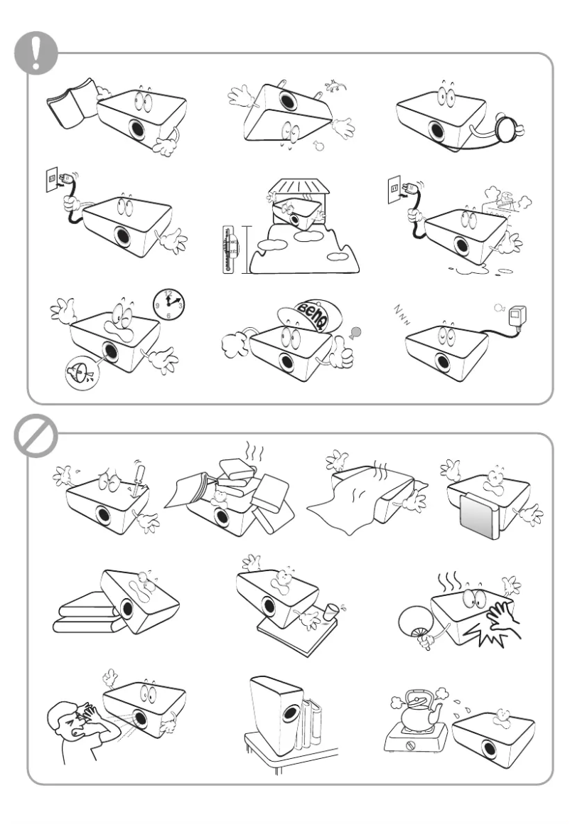 Page 1 de la notice Guide de démarrage rapide BenQ MW560