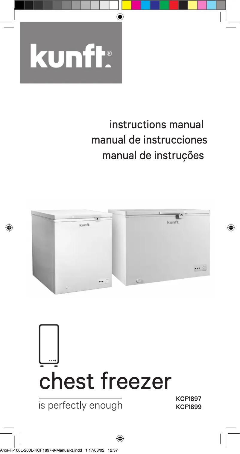 Página 1 del manual Manual de usuario Kunft KCF1897