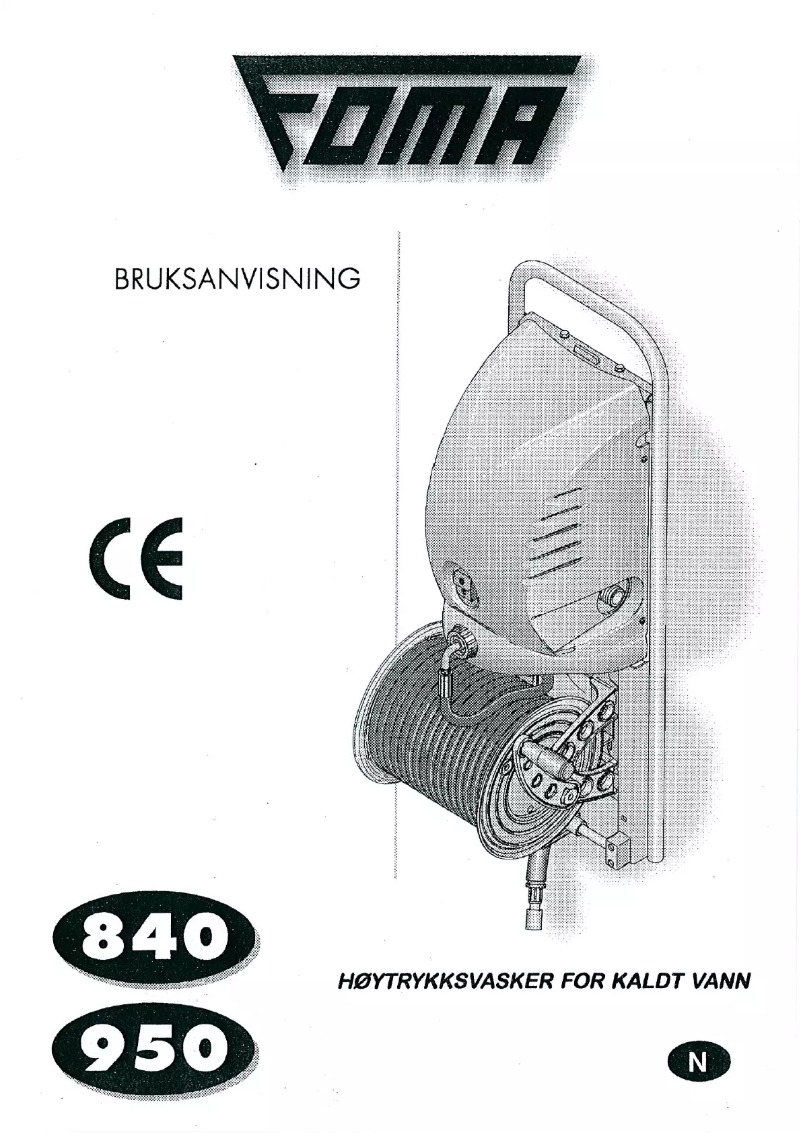 Página 1 del manual Manual de usuario FOMA 840