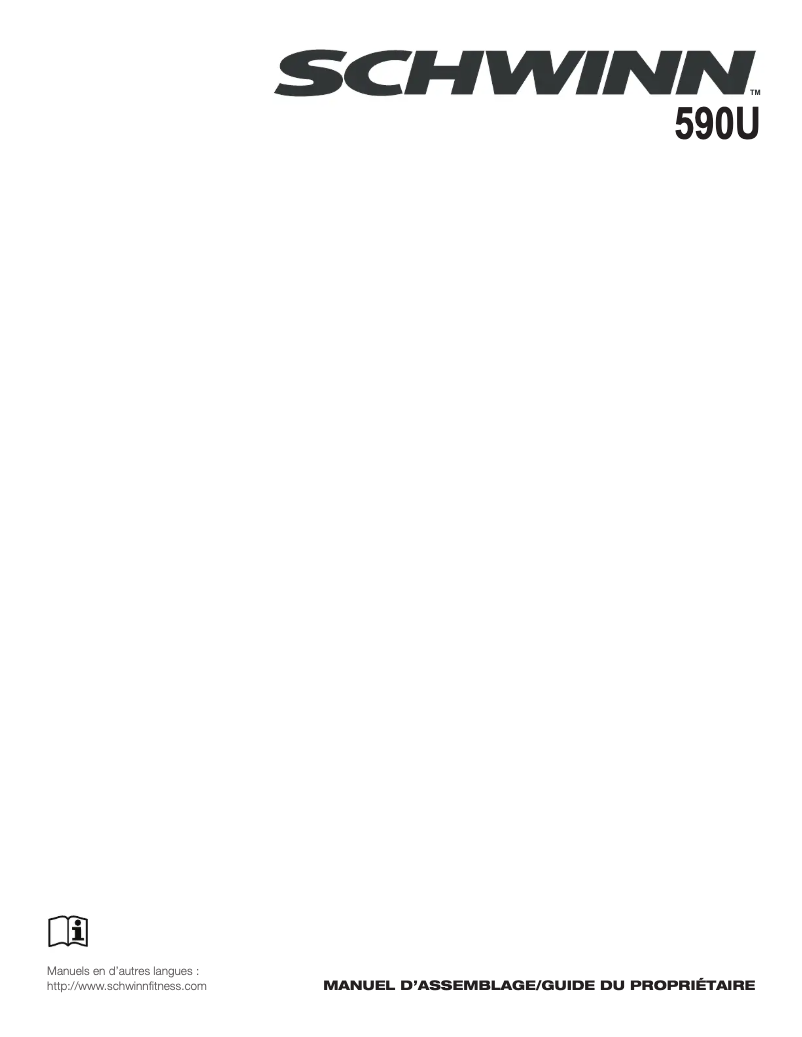 Page 1 of the manual Instructions / Assembly Schwinn 590U