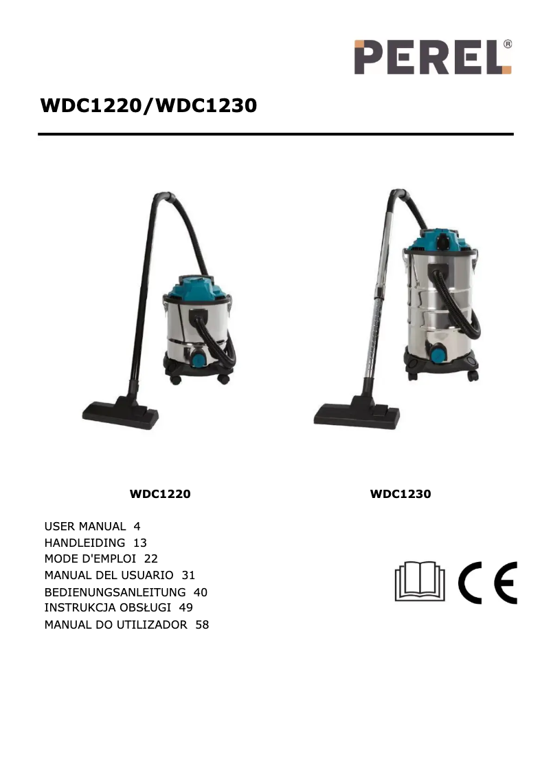 Page n°1 - Manuel utilisateur Perel WDC1220