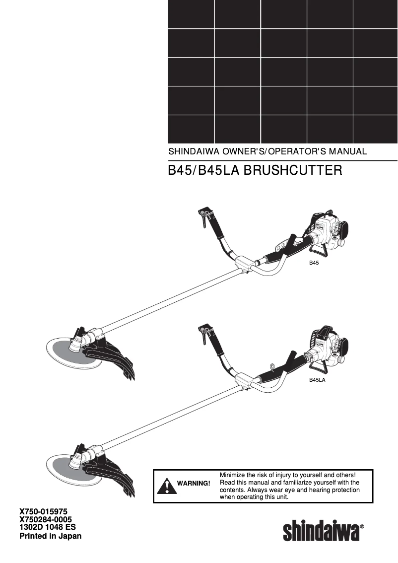 Imagen de la primera página del manual del dispositivo B45LA