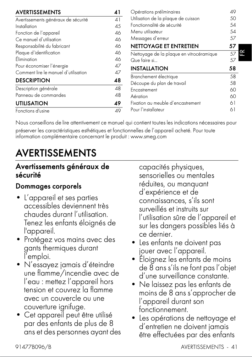 Image de la première page du manuel de l'appareil SI2M5643D1