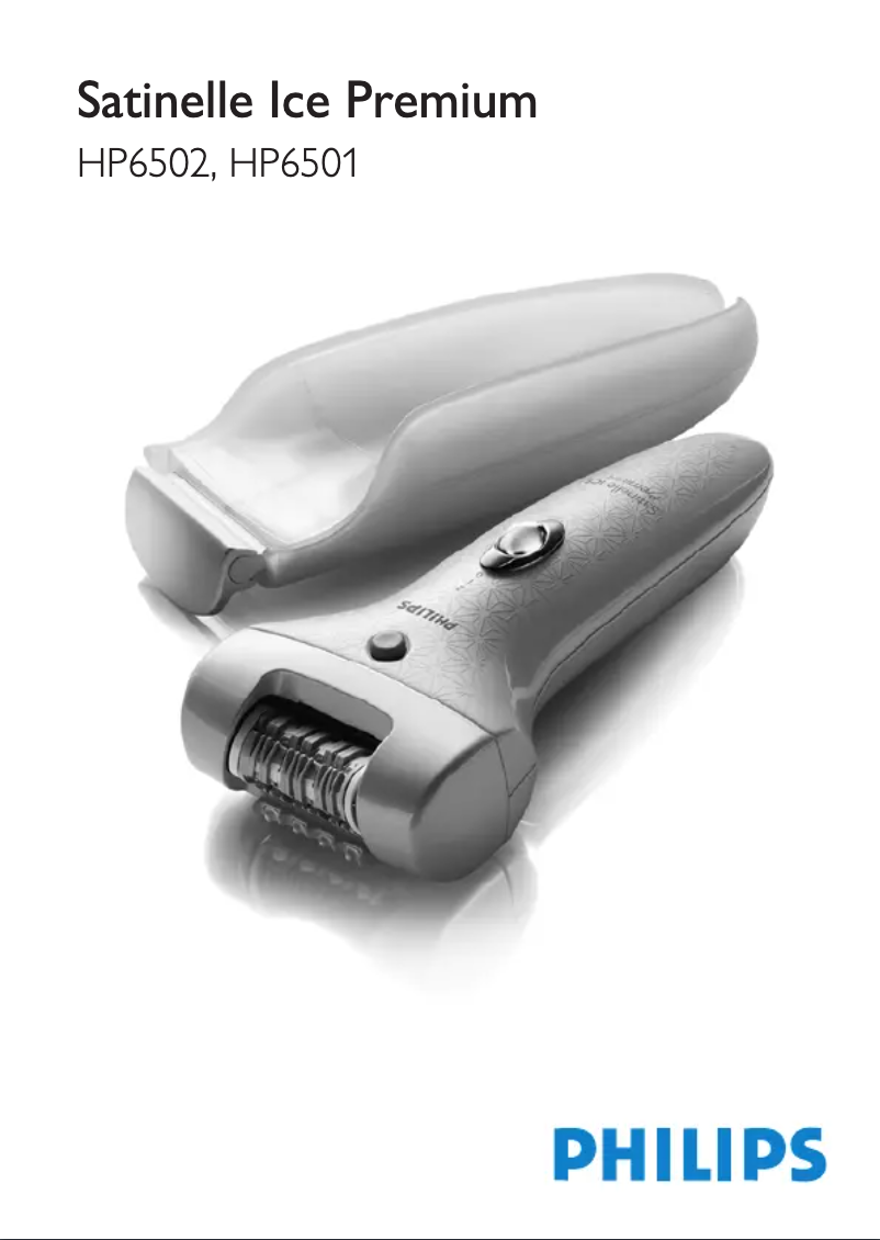 Page 1 de la notice Manuel utilisateur Philips Satinelle HP6501
