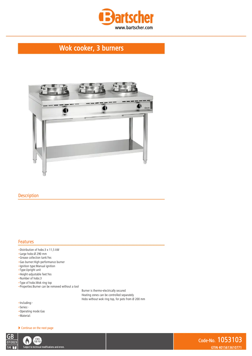 Image de la première page du manuel de l'appareil 1053103