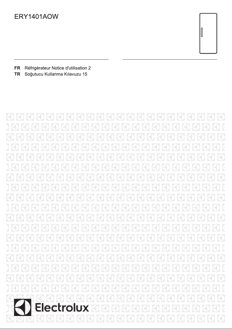 Page 1 de la notice Manuel utilisateur Electrolux ERY1401AOW