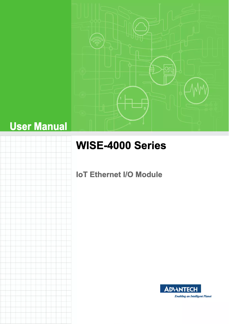 Page 1 de la notice Manuel utilisateur Advantech WISE-4060-B