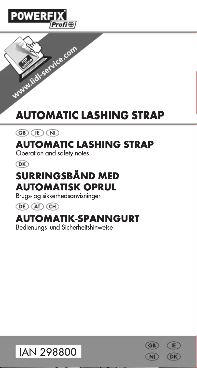 Image de la première page du manuel de l'appareil HG01040