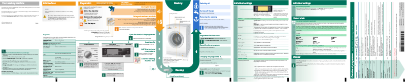 Page 1 de la notice Manuel d'utilisation et d'entretien Siemens WM14S743EE