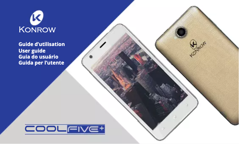 Page n°1 - Manuel utilisateur Konrow Cool Five Plus