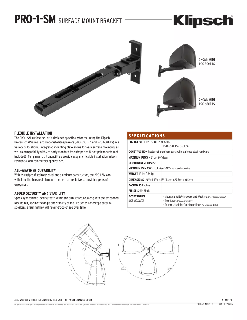 Image de la première page du manuel de l'appareil PRO-500T-LS