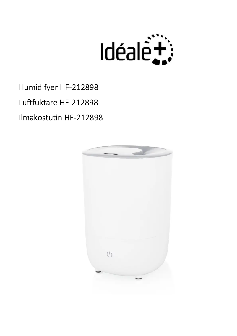 Image de la première page du manuel de l'appareil HF-212898