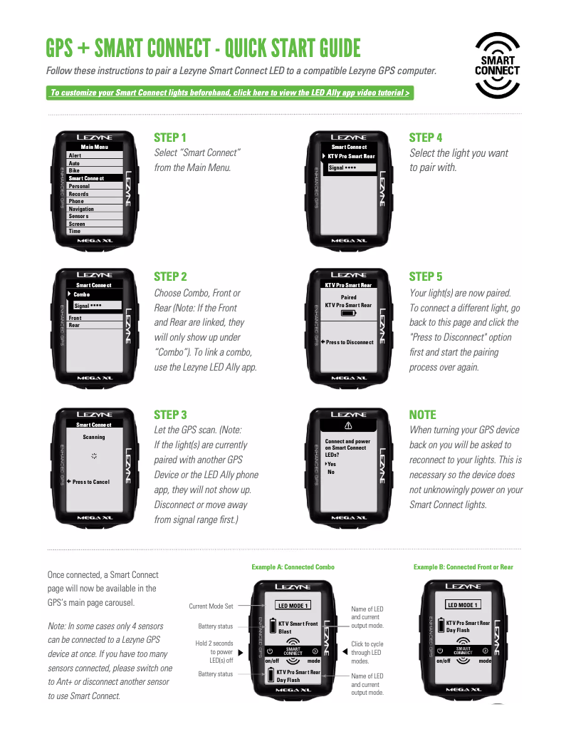 Imagen de la primera página del manual del dispositivo Connect Smart 1000XL