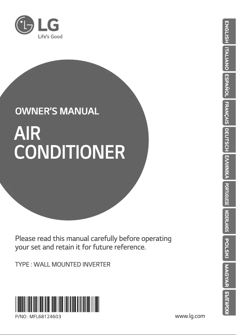 Página 1 del manual Manual de usuario LG A09LL
