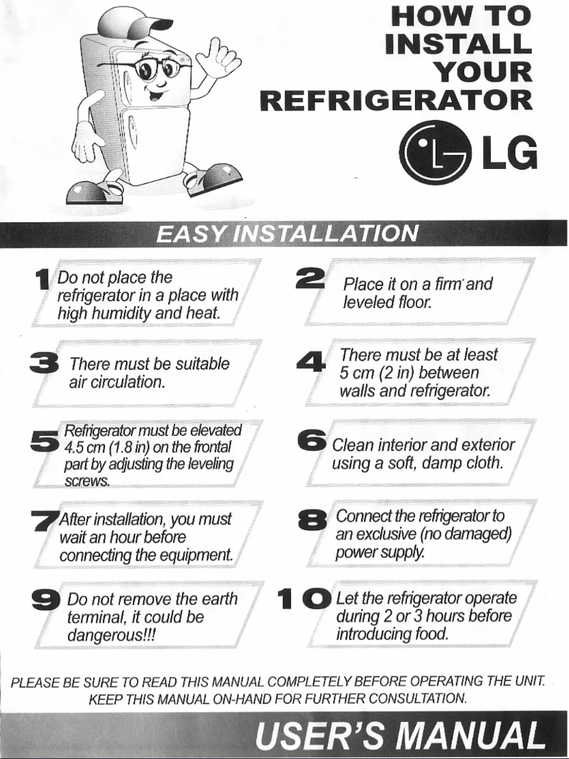 Page 1 de la notice Manuel utilisateur LG GM-468SC