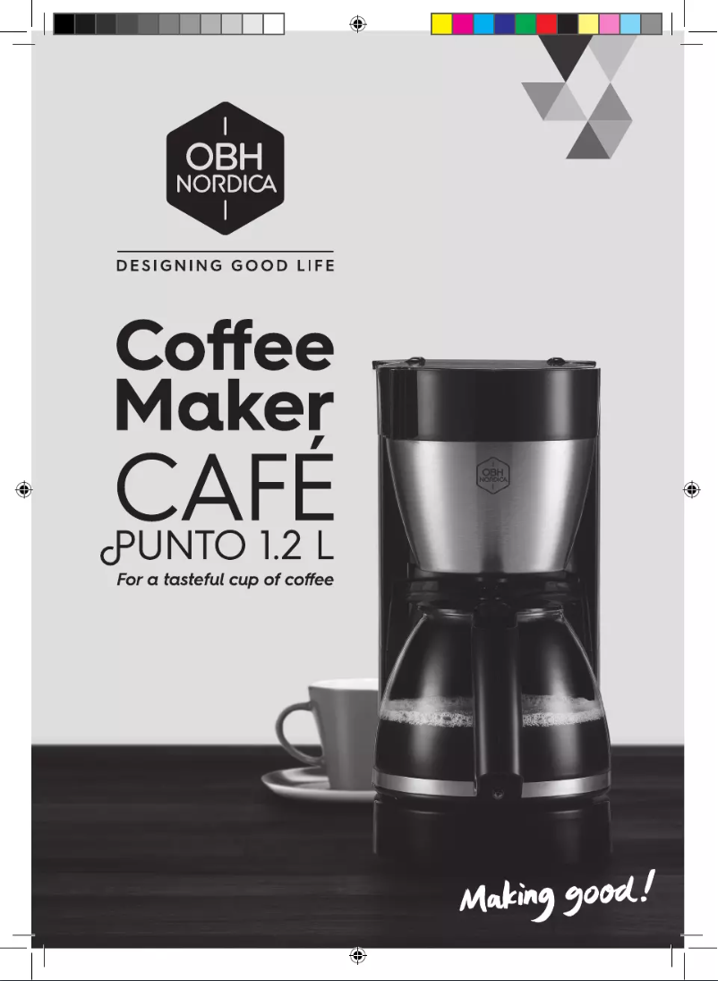 Page 1 de la notice Manuel utilisateur OBH Nordica Cafe Punto 2318