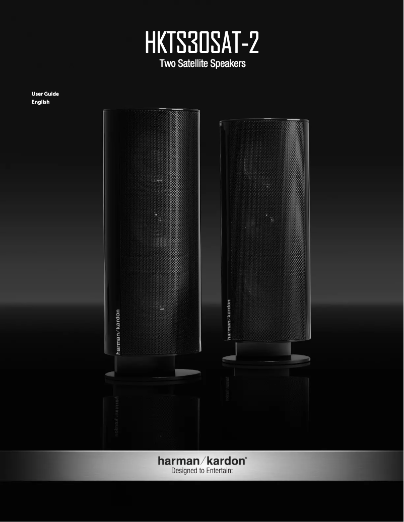 Página 1 del manual Manual de usuario Harman Kardon HKTS 30SAT-2