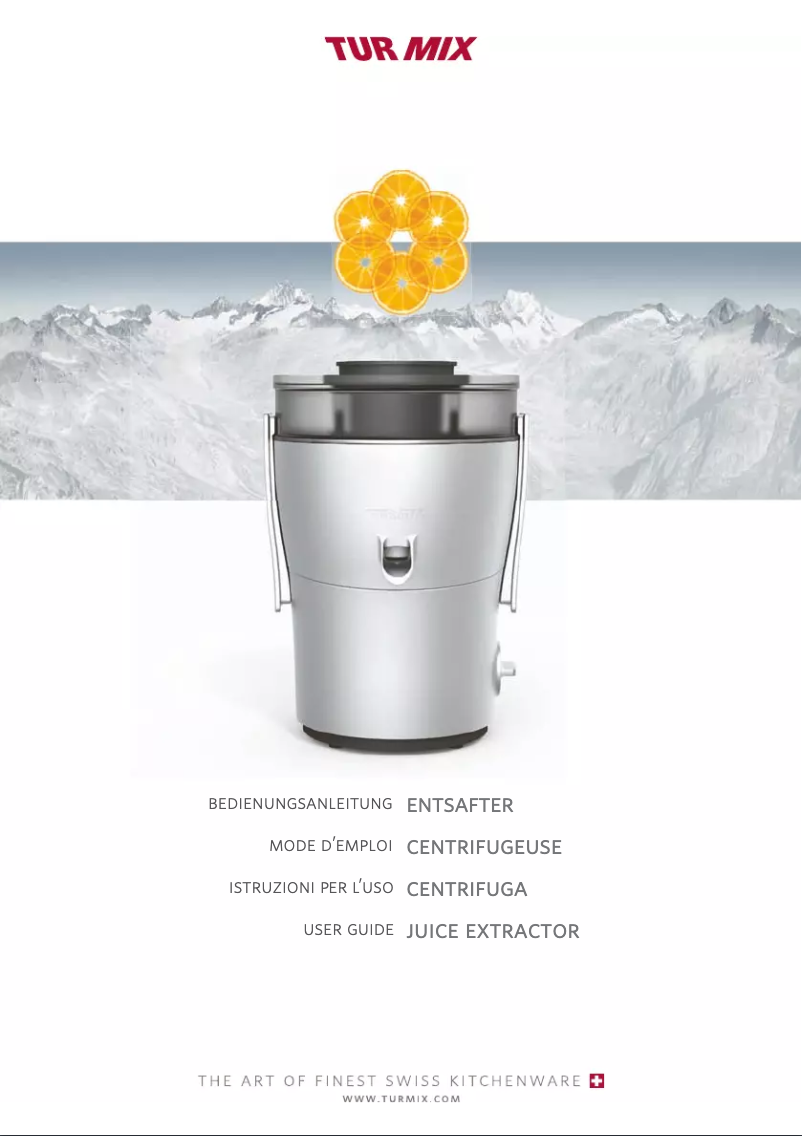 Page n°1 - Manuel utilisateur Turmix A35113