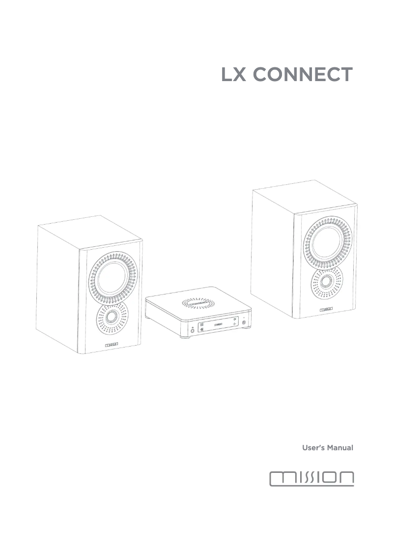 Page 1 de la notice Manuel utilisateur Mission LX Connect