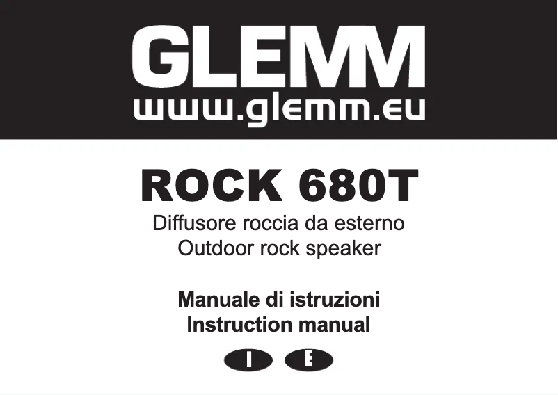 Page 1 de la notice Manuel utilisateur Glemm ROCK 680T