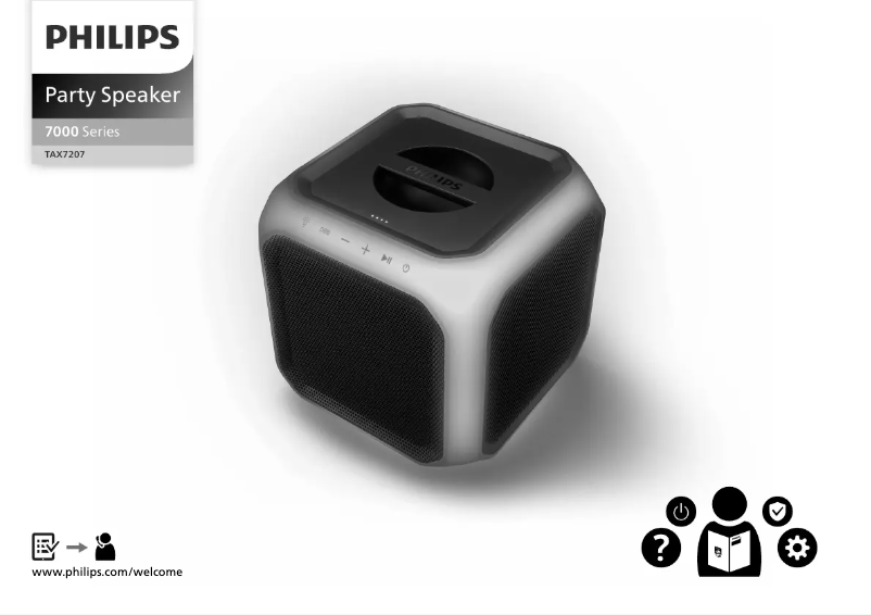 Page 1 de la notice Guide de démarrage rapide Philips TAX7207