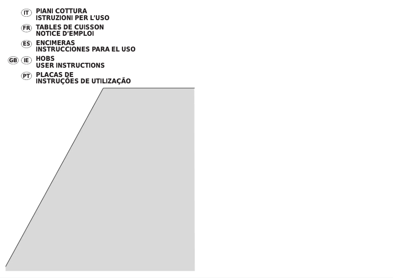 Page 1 de la notice Manuel utilisateur Candy PL2D 40 X