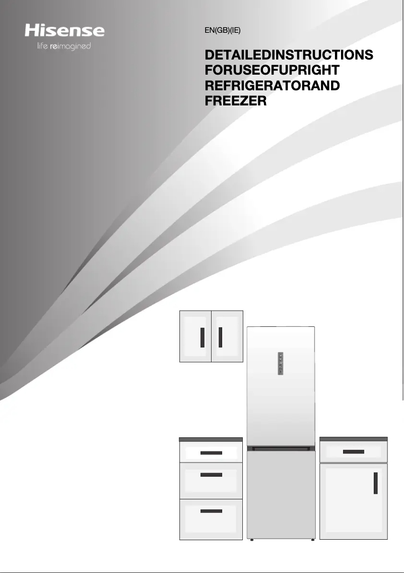 Page 1 de la notice Manuel utilisateur Hisense RB424N4EFC