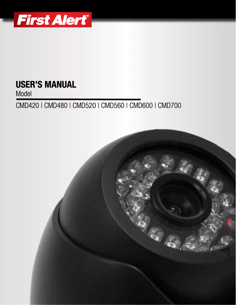 Page 1 de la notice Manuel utilisateur BRK CMD520