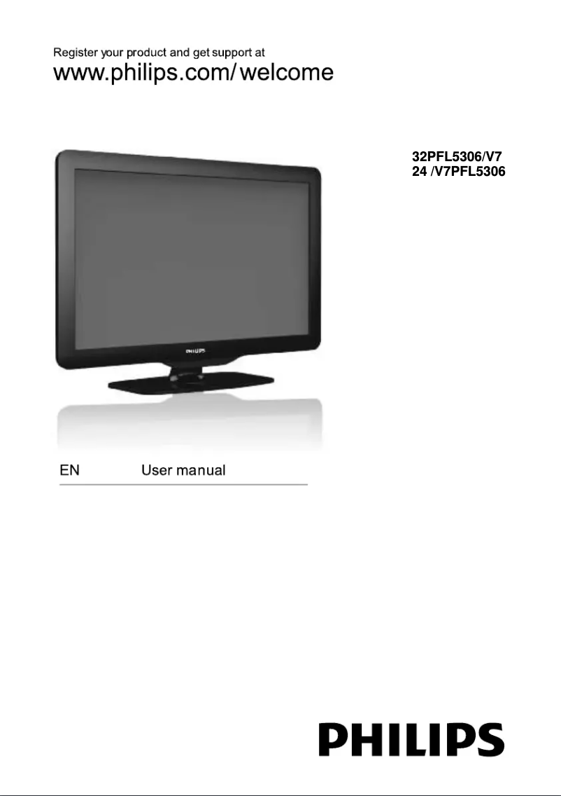 Image de la première page du manuel de l'appareil 5000 series 24PFL5306