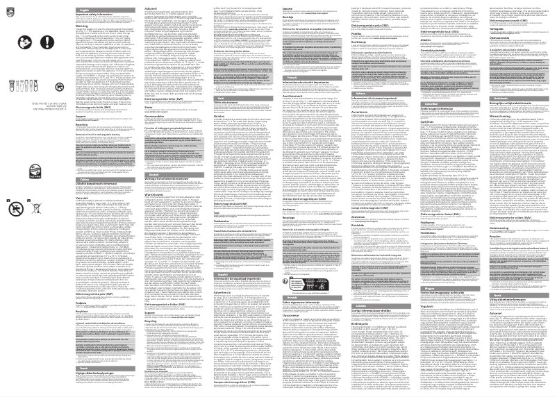 Image de la première page du manuel de l'appareil series 3000 HC3426