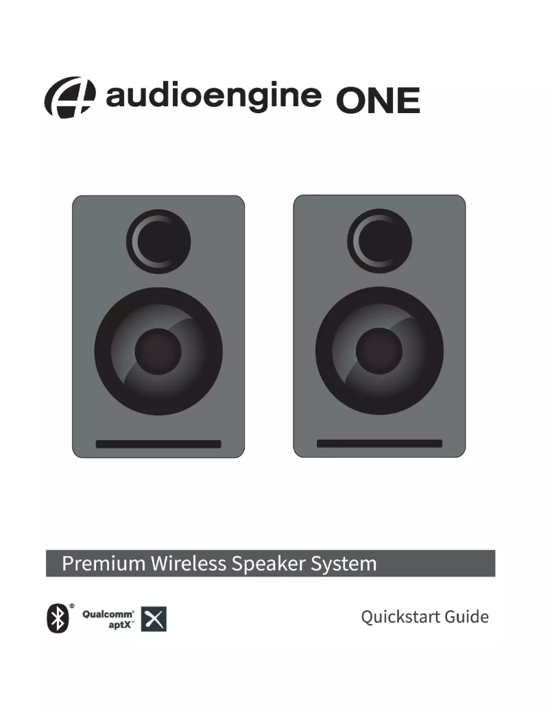 Page n°1 - Manuel utilisateur Audioengine A1 Wireless