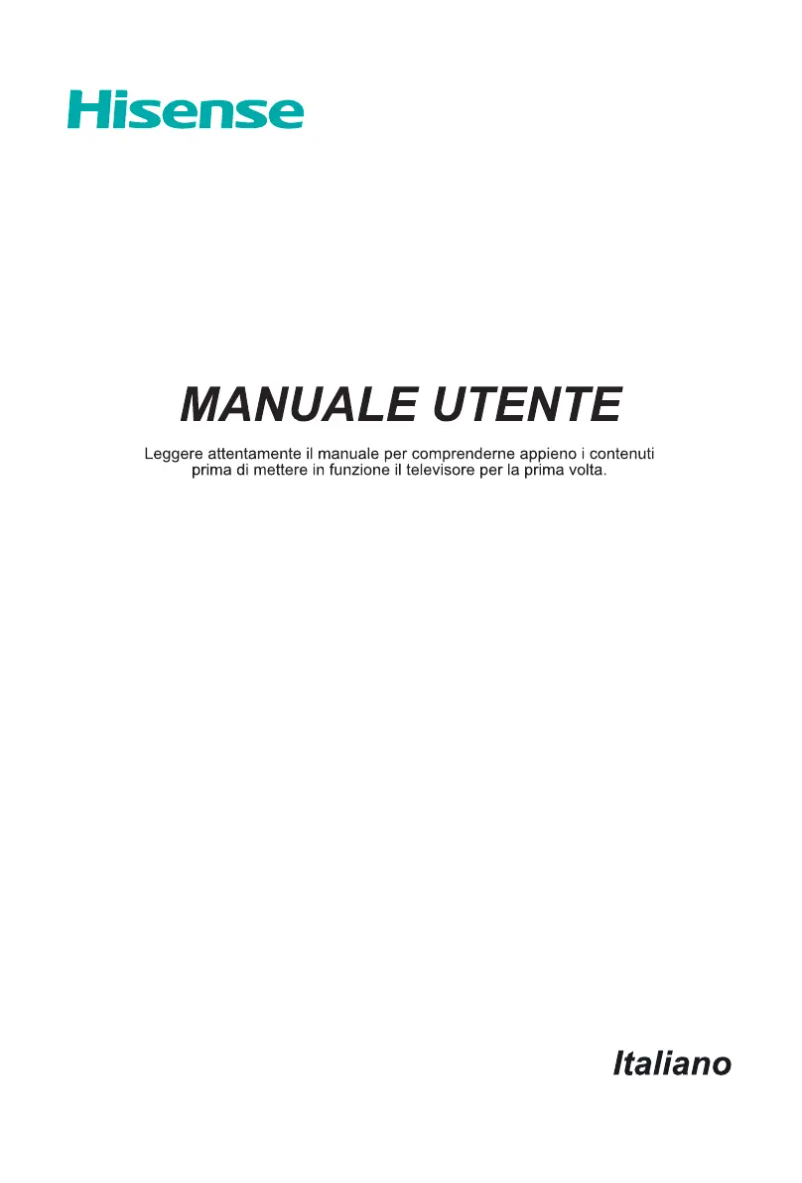 Page 1 de la notice Manuel utilisateur Hisense N6800
