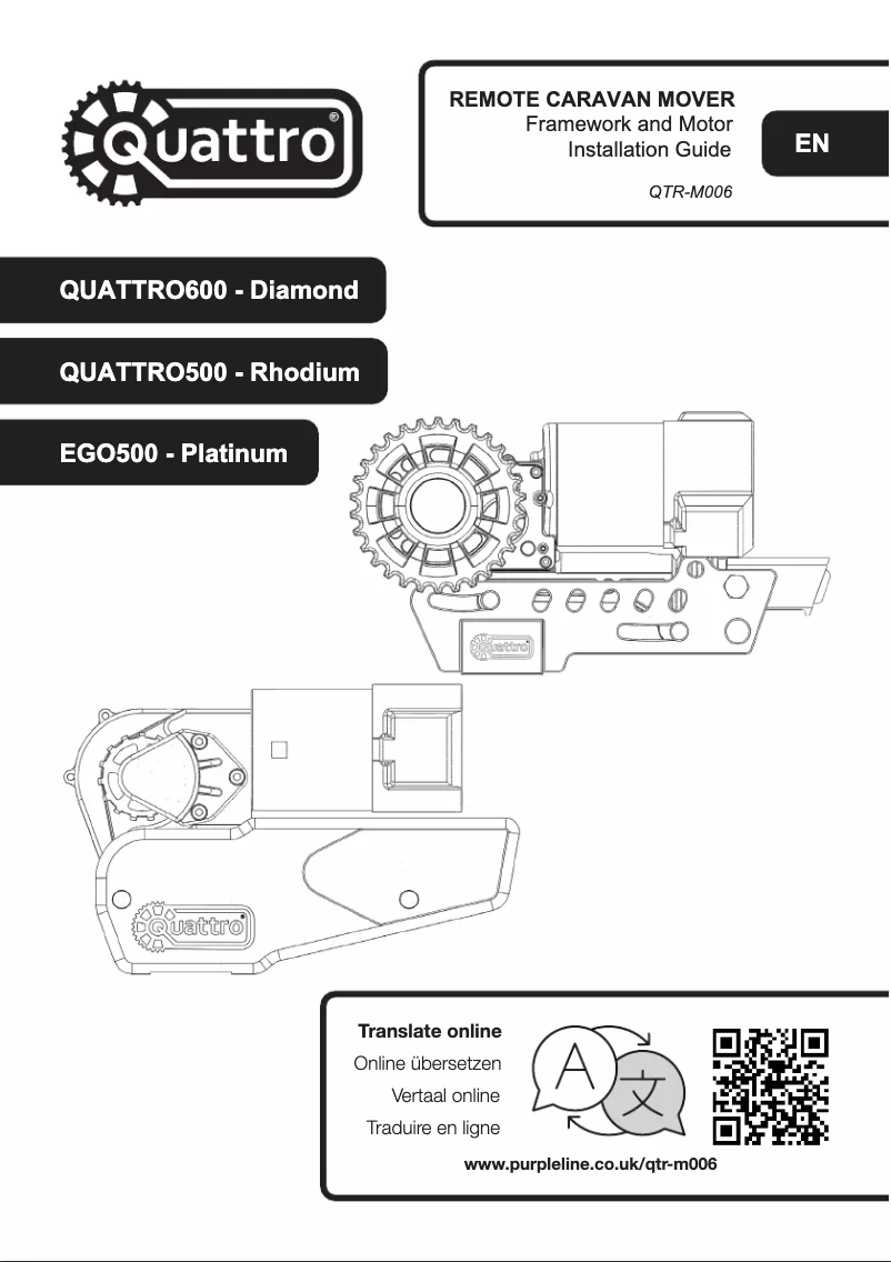 Image de la première page du manuel de l'appareil QUATTRO500