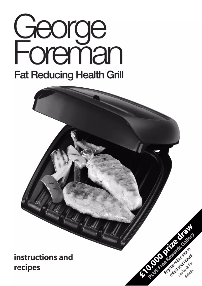 Página 1 del manual Manual de usuario George Foreman 18851