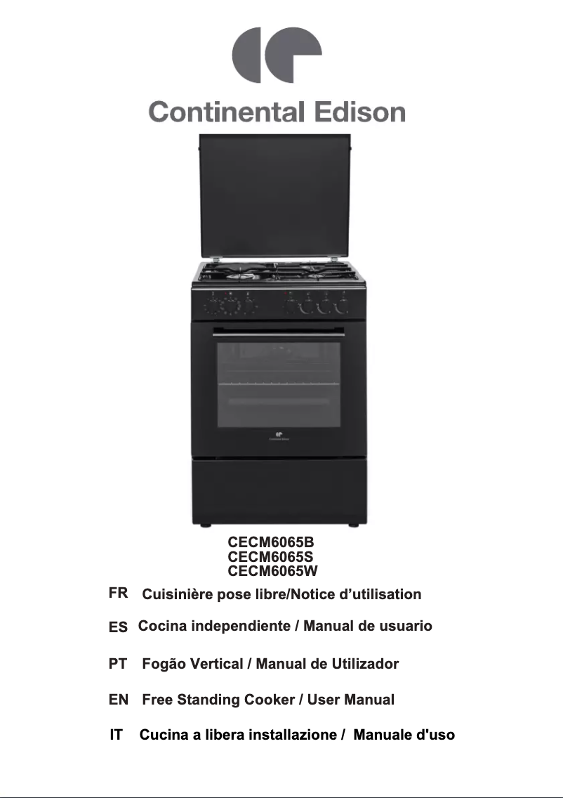 Page n°1 - Manuel utilisateur Continental Edison CECM6065S