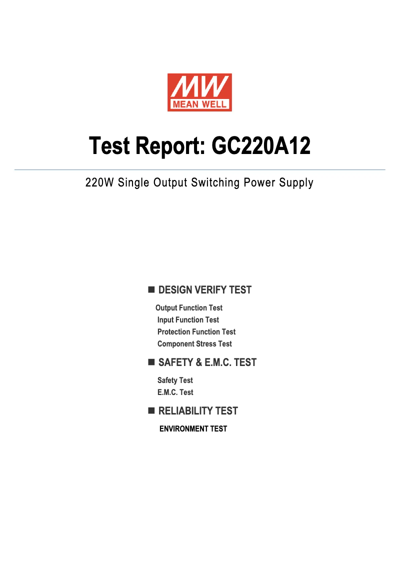 Image de la première page du manuel de l'appareil GC220A12-R7B